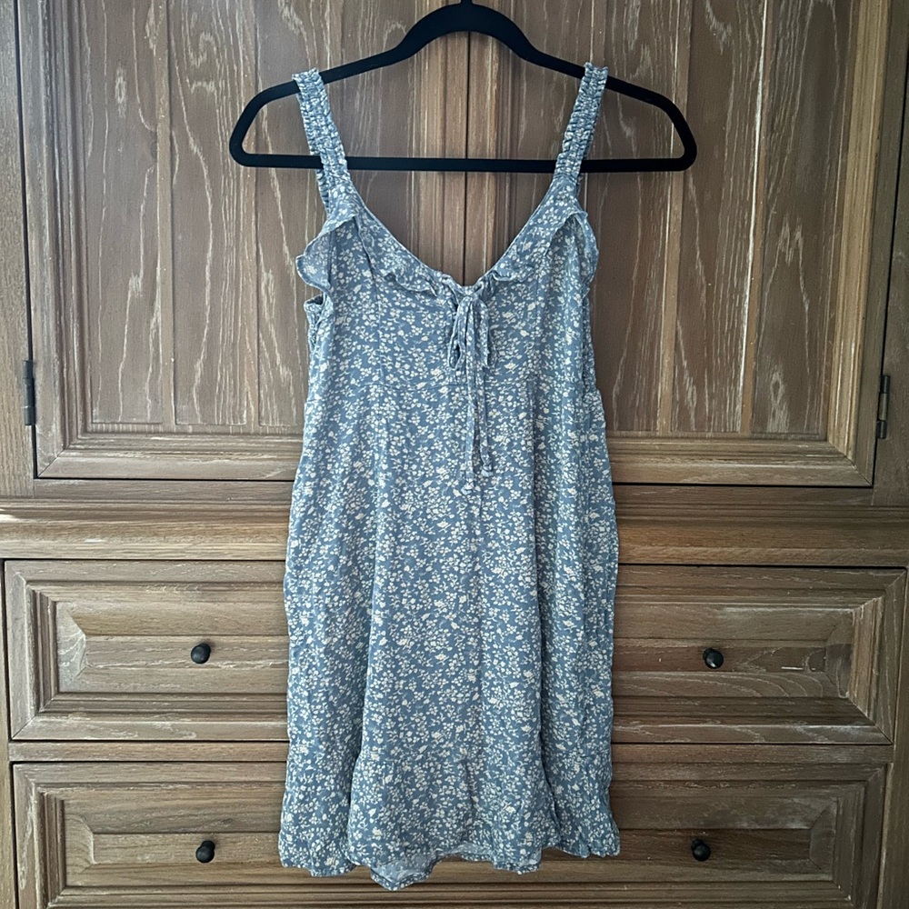 American Eagle Outfitters Blue Floral Dress